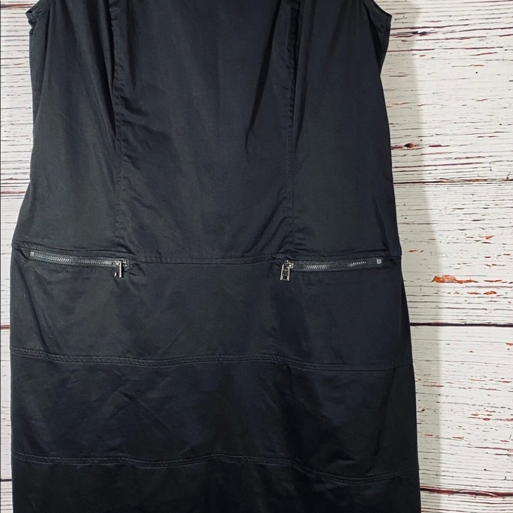 Calvin Klein Shift Dress Womens Sz 12 Classic Black Professional Interview - Picture 7 of 9